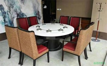 海口訂制電磁爐圓火鍋?zhàn)缹I(yè)制造商--海德利家具