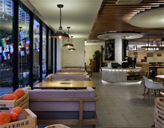 連鎖——拾味館海口國貿店餐廳空間設計