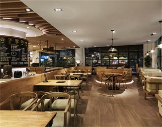 連鎖——拾味館?？谏习畎賲R城店餐廳飲空間設計