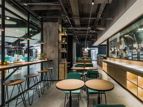 休閑餐廳——EO蔬果料理深圳華強(qiáng)北店餐廳空間設(shè)計