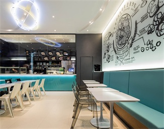 休閑餐廳——好色派深圳海岸城店主題餐飲空間設計